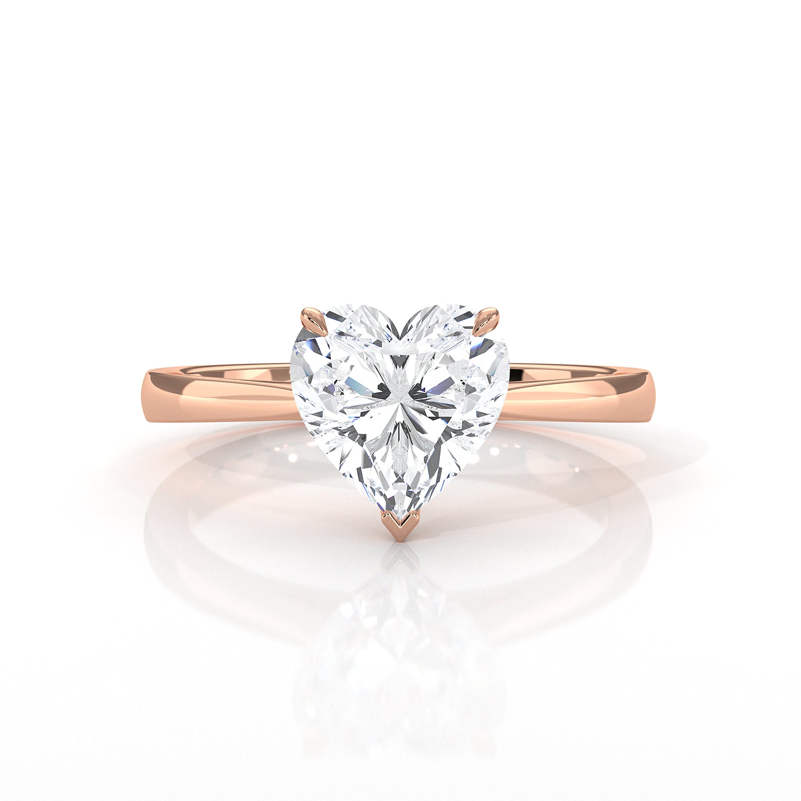 4.5g Princess Prong Setting Lab Grown Diamond Engagement Solitaire Ring IGI Certified 1.00 Ctw.